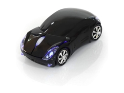 Rato Sem Fio Bluetooth YURU, óptico, forma de carro, 1600dpi, compatível com Mac, Windows, PC, tablet