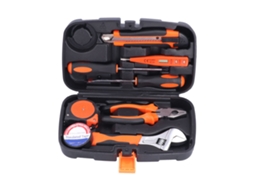 Kit De Ferramentas Portátil Em Plástico Fixman De 9 Peças Com Caixa Da Laxiscreed Para Manutenção Geral