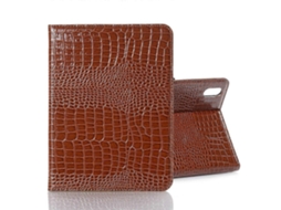 Capa De Couro De Crocodilo Com Suporte Para Ipad Mini 6 / Mini 2024 Facpoet