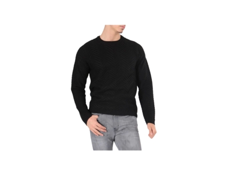 Camisola De Homem Hopenlife Eneru Classic Espinha 100 Akryl Preto (s)