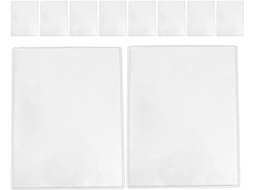 Protetores De Folhas Solustre, Pacote Com 10 Unidades, Fotos De 8, 5x 11 Polegadas Capas Rígidas De Pvc
