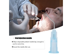 Laxiscreed Agulhas De Irrigação Descartáveis Pré-curvadas Para Tratamentos Dentários