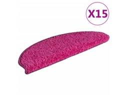 Carpet Stair Tread, Carpet Stair Treads Vidaxl Cor-de-rosa Polipropileno (65 X 21 X 4 Cm)