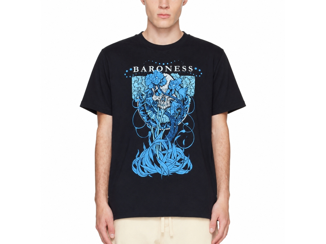 Baroness Fleurskull T-shirt Unisex Adults Size:xl