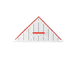 Lurelia Régua Triangular Com Transparente E Portátil Para Arquitetura