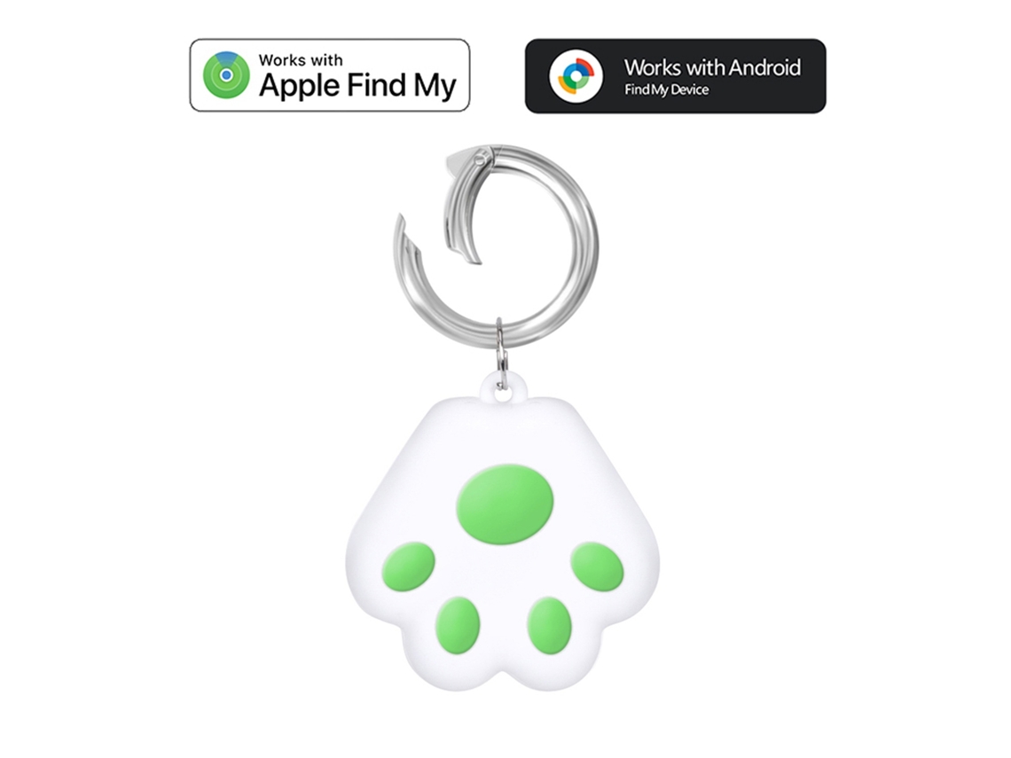 Rastreador Gps Anti-perda, Compatível Android E Apple, Verde Elysve