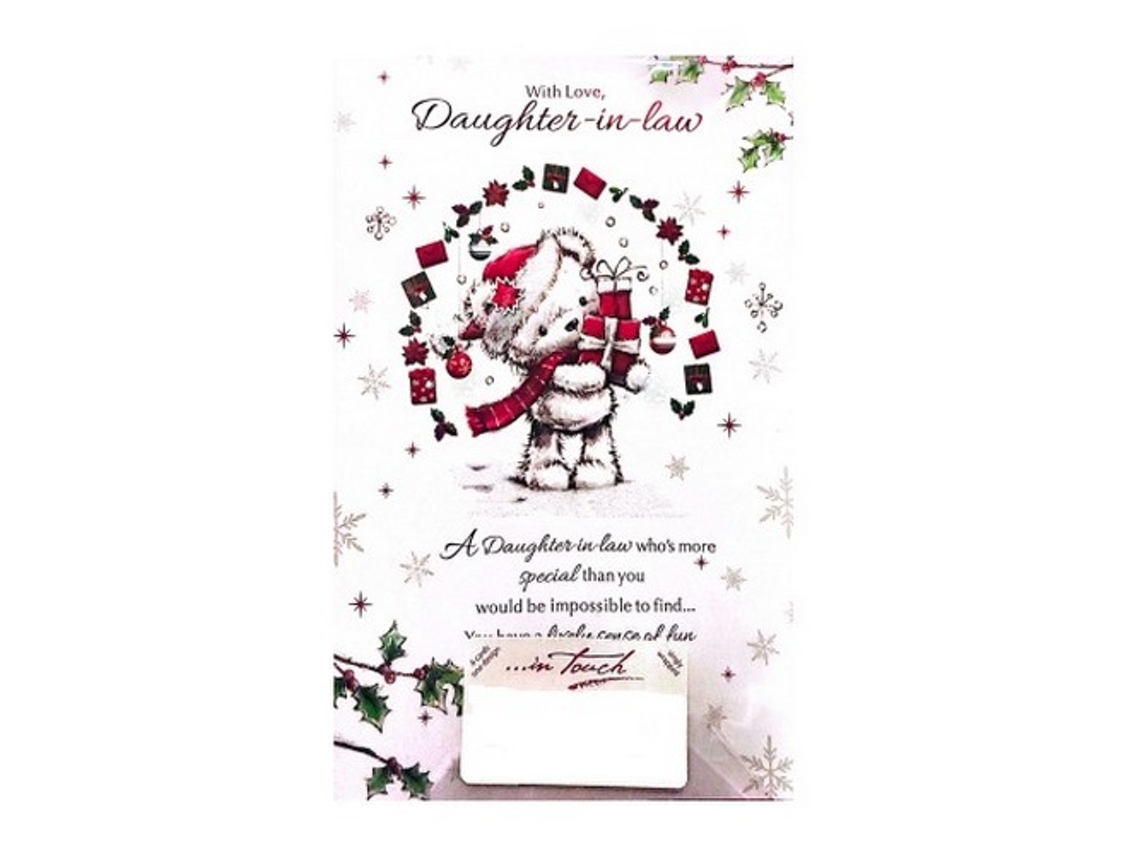 Simon Elvin Com Amor Genro Saudações De Natal (pacote Com 6 Branco/vermelho Aquaforge
