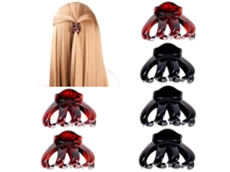 Pçs Pequenos Clipes de Garra de Cabelo 1.5 Polegada Minúsculos Clipes de Mandíbula Resina Plástico Antiderrapante Moda Elegante JEDBESETZT