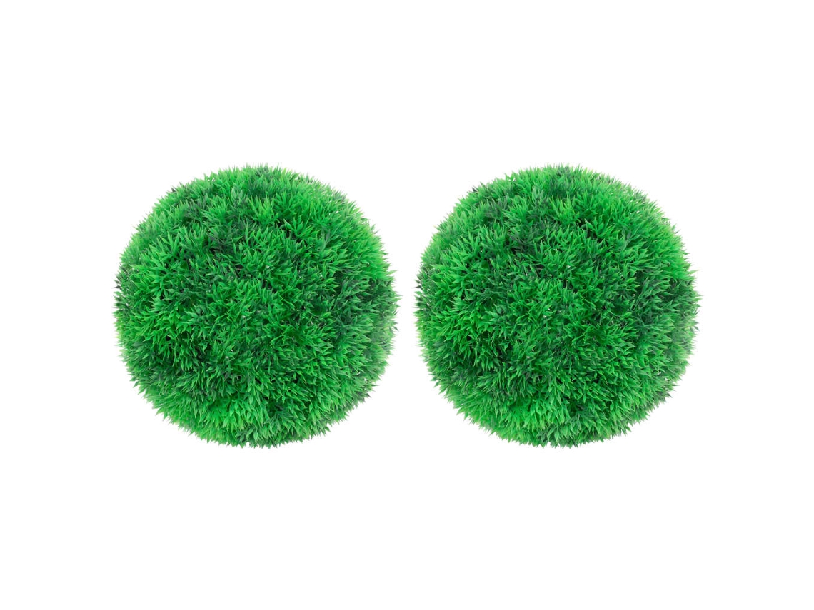 Vidaxl Bolas De Buxos Artificiais 2 Pcs 22 Cm