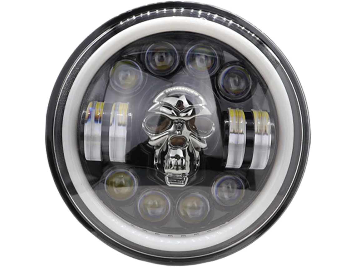 Farol De Led Em Formato De Caveira De 60 W Para Motocicletas/veículos Off-road.