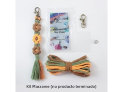 Handweaving Little Daisy Keychain Set, com Tutorial para Iniciantes, Diy Daisy Tassel Keychain Lanyard Pendant MDUG