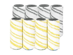 Conjunto de 8 Rodas para Limpador de Piso Karcher Fc7 Fc5 Fc3 Fc3d