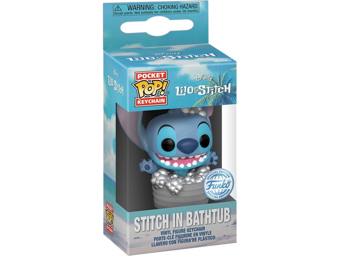 Figura FUNKO Pop Keychain: Disney - Stitch in Bathtub
