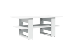Mesa de Centro Derivados de Madeira Branco MAISON EXCLUSIVE (102x55x42 cm)