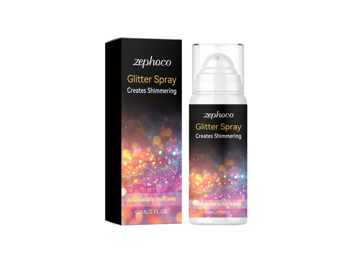 Spray de Glitter para Festas