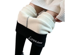2026 leggings de Invierno para Mujer de Cintura Alta Con Forro Caliente Espesor Opaque Elásticos Térmicos de Algodón Mezclado para Otoño Invierno