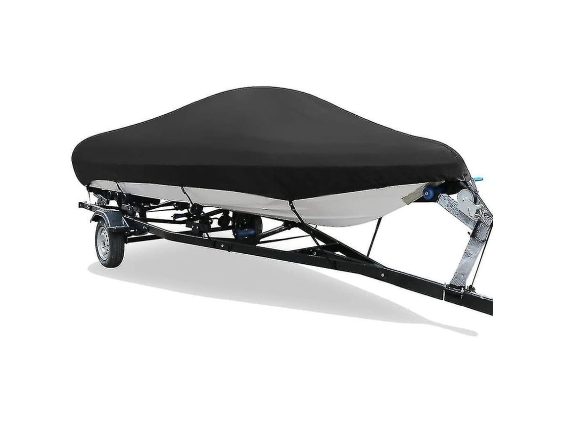 Capota Para Barco V-hull 14-16ft Resistente À Água 210d Com Proteção Uv E Straps Para Remoção