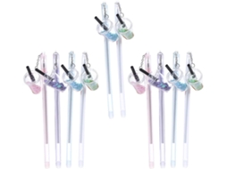 10 Caneta de Tinta Gel, para Escritório, Conjunto de 10 Canetas em Gel com Pingente de Glitter Kawaii CHABERLU