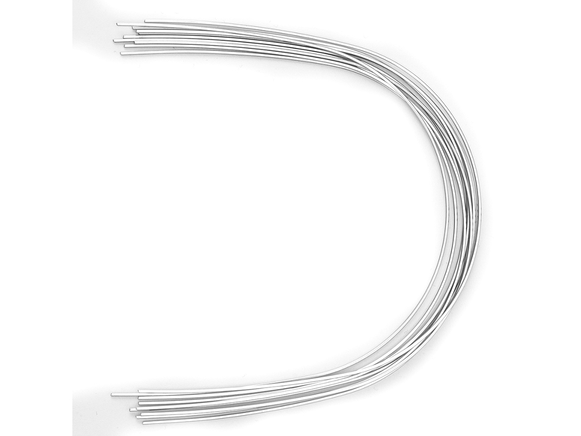 Fio De Titânio Ortodôntico Dental 10pcs Redondo/retangular
