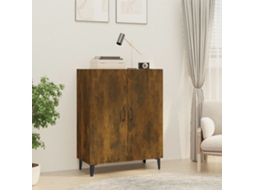Aparador 70x34x90 cm Madera Procesada Color Roble Ahumado