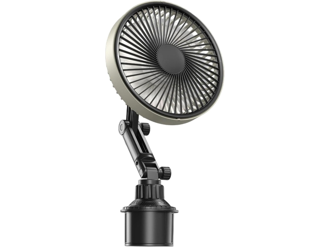 Ventilador Para Porta Copos De Carro Com Base Ajustável Em 360 Graus E Usb Resfriamento Potente Veículos Caminhões