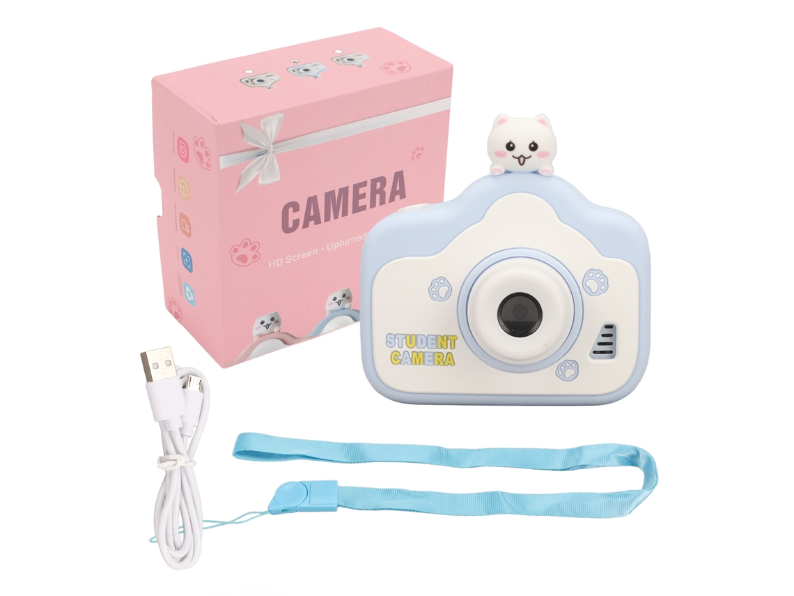 Câmera Digital Para Crianças Com Filtros Modos Usb Carregável Brinquedo Lindo Mini Com Cordão