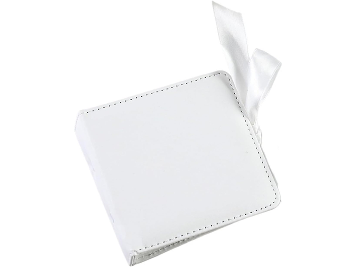Mini Álbum De Fotos Em Couro De 3 Bolsas - 2 Peças - Página Interna - Couleur Pure - Classe De Cartões