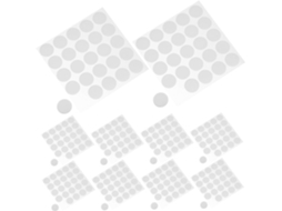 500 Unidades De Adesivos Transparentes Nano Em Formato Bolinhas, Dupla Face, Fortes E Removíveis, Para Pendurar Pôsteres