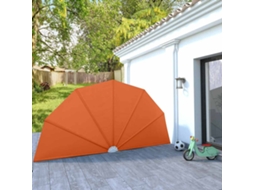 Vidaxl Toldo Lateral Dobrável Para Terraço 200 Cm Terracota