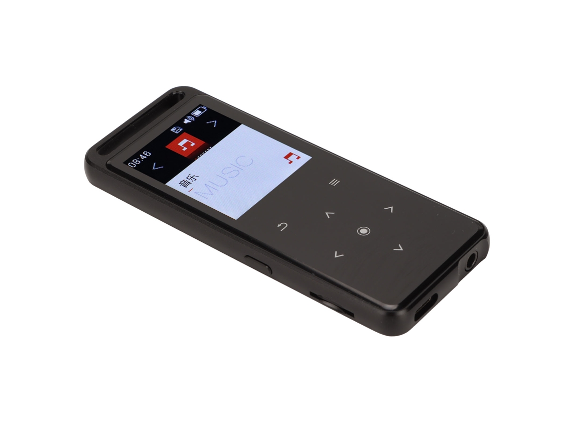 Leitor Mp3 Bluetooth Yizhood M6 1.8inch Sem Perdas Hifi 32g Tf Cardpreto