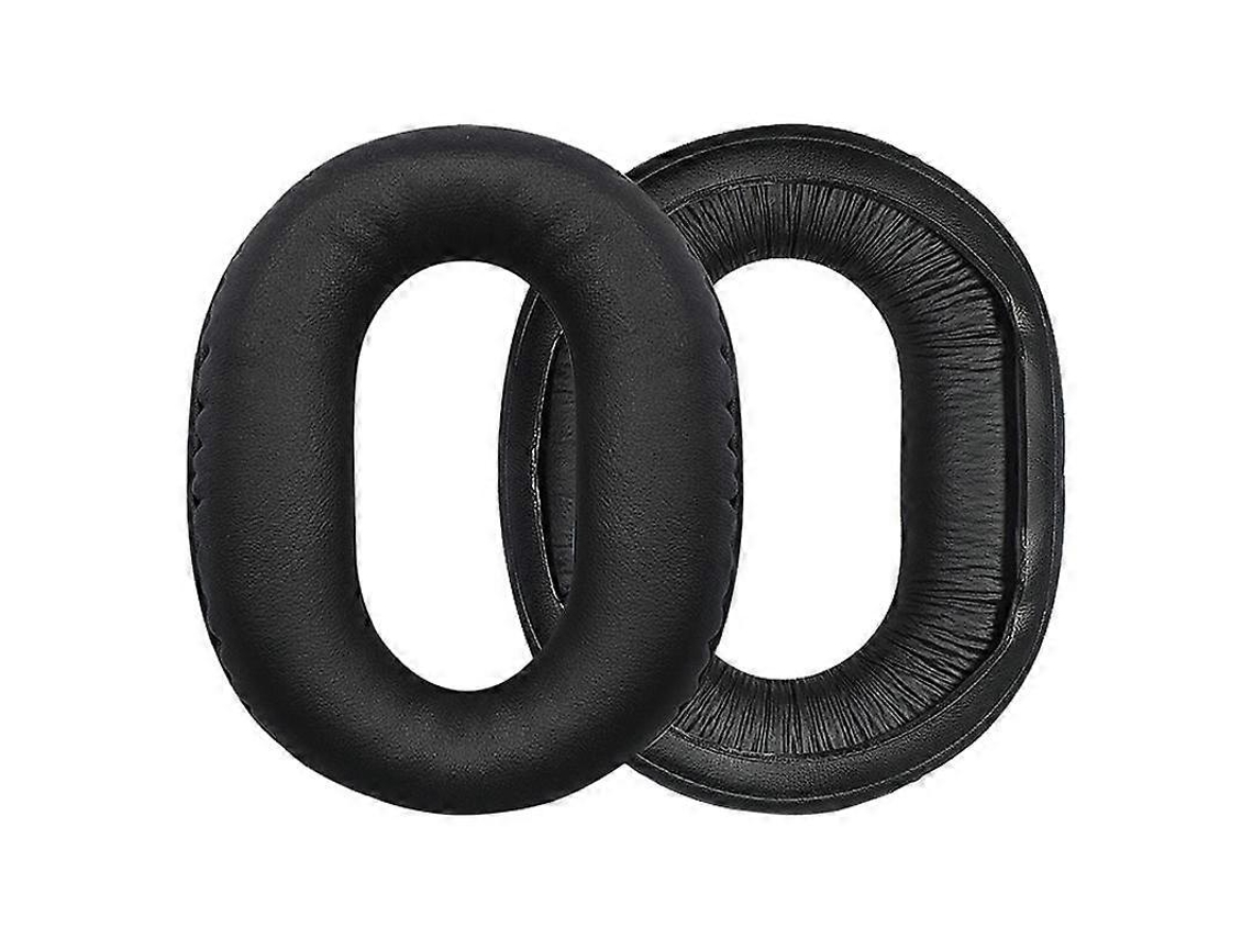 Pacote com 2 almofadas de substituição em couro proteico para aparelhos auditivos Sony MDR RF995R / WH RF400R GIECY