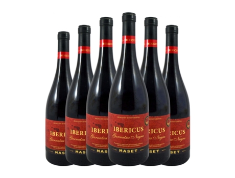 Vinho MASET Ibericus Grenache Tintorera (0.75 L - 6 Unidades)