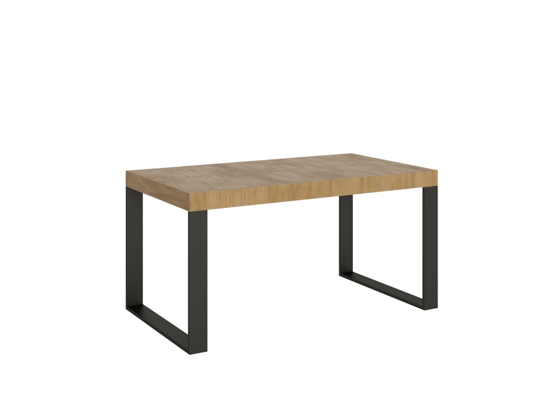 Mesa de Refeição ITAMOBY Tecno Premium (90x160/420 - Painéis em Melamina - Carvalho Natural)