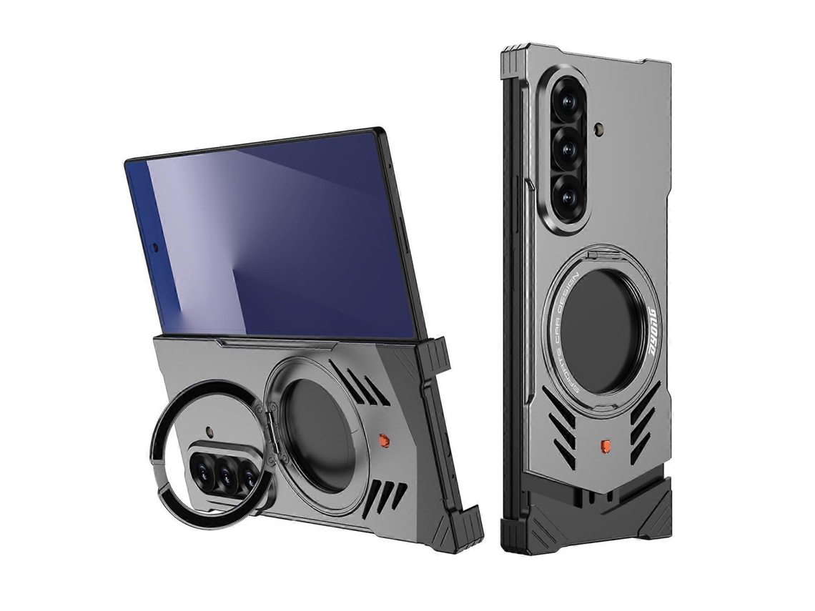 Tkdaddy Dyong Para Samsung Galaxy Z Fold7 5g Capa De Metal Sem Moldura Com Dissipação De Calor E Suporte Antimanchas
