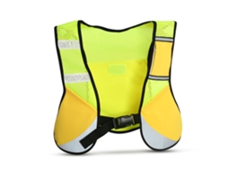 Colete Mali refletivo, multifuncional, para ciclismo, corrida, hiking, amarelo