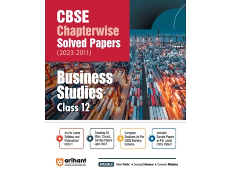 Livro CBSE Chapterwise Solved Papers Class 12th Business Studies de Nidhi Jain (Inglês)