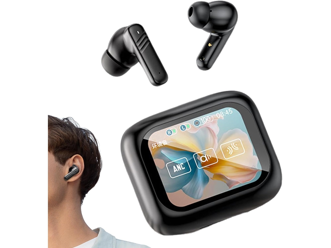 Fones De Ouvido Sem Fio Ativos Com Cancelamento Ruído, Estojo