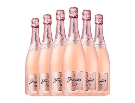 Espumante rosé FREIXENET 0,0 Rosé Sem Álcool (0.75 L - 6 Unidades)