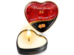 Mini Vela de Massagem Caramelo Caixa Coração 35Ml U Caramel PLAISIRS SECRETS