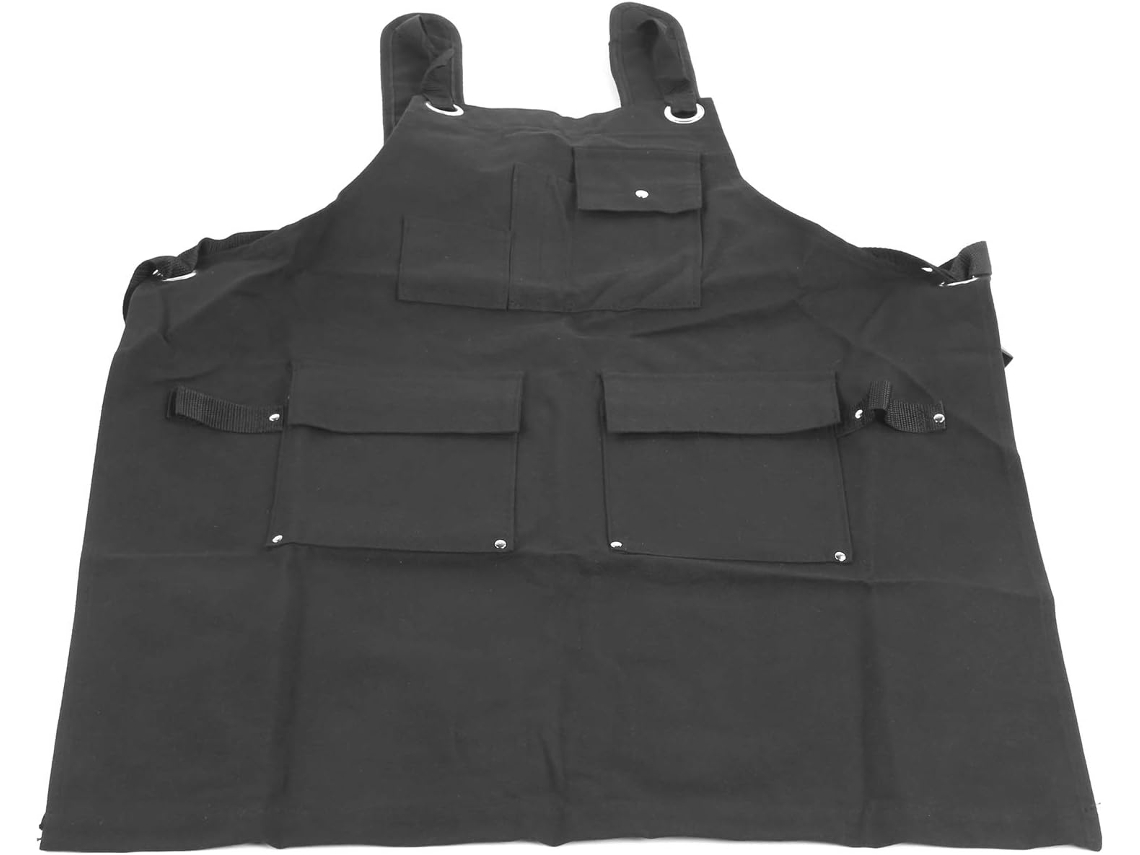Avental SFUSHOS, utilitário, bolsos, alça ajustável