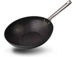 Wok MASTER SWISS Antiaderente (Preto - Alumínio - 28 cm)