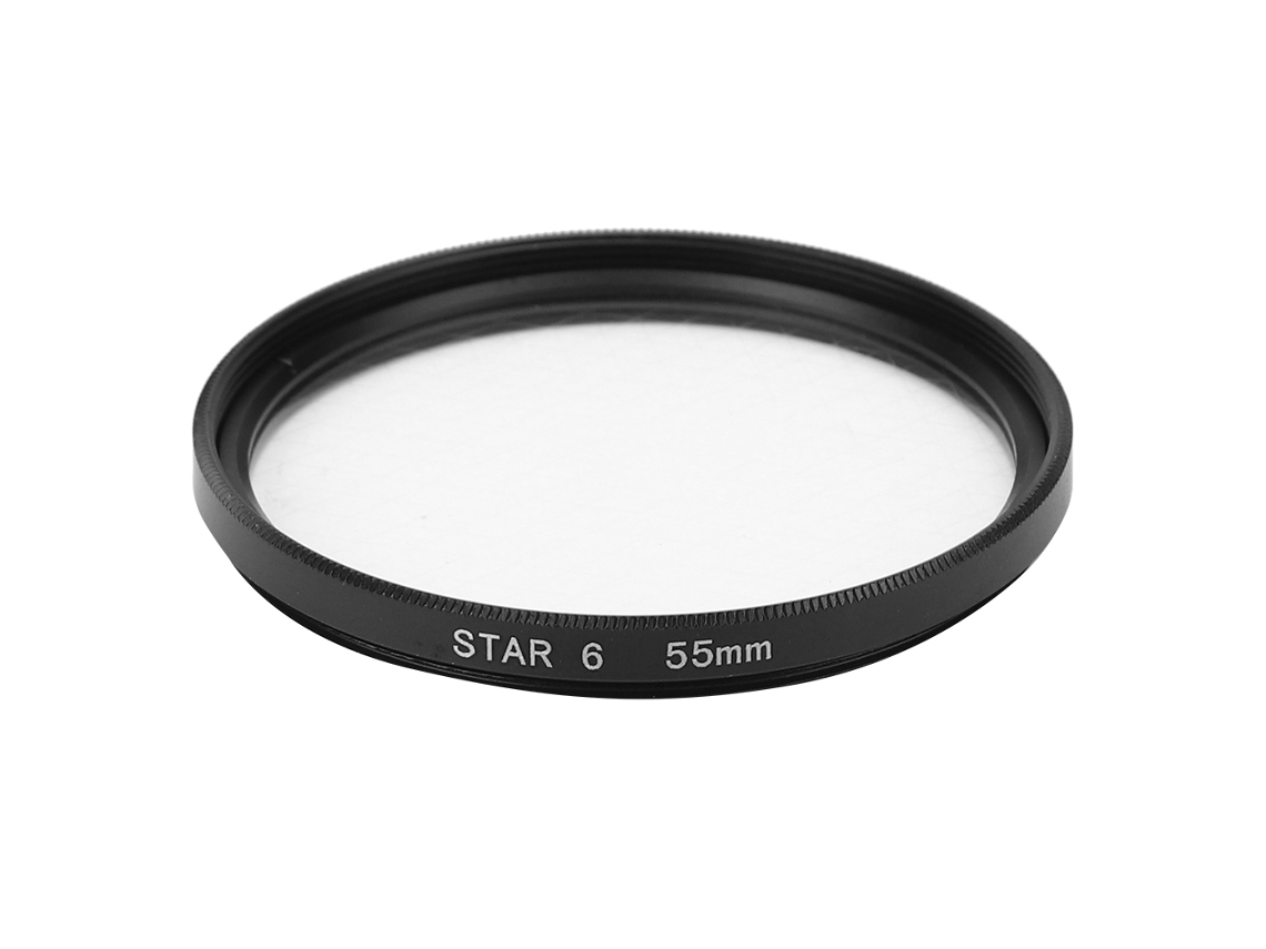 Filtro De Lente Estrella Junestar 55mm Para Lentes De Cámaras Canon Nikon Sony Pentax Olympus Fujifilm