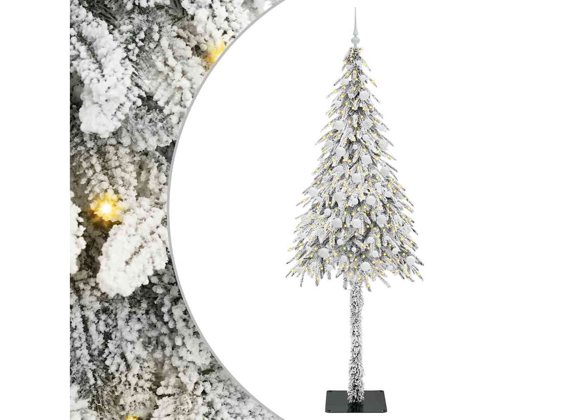 Conjunto 1 Decoração De Natal Vidaxl Branco Plástico (210 Cm)