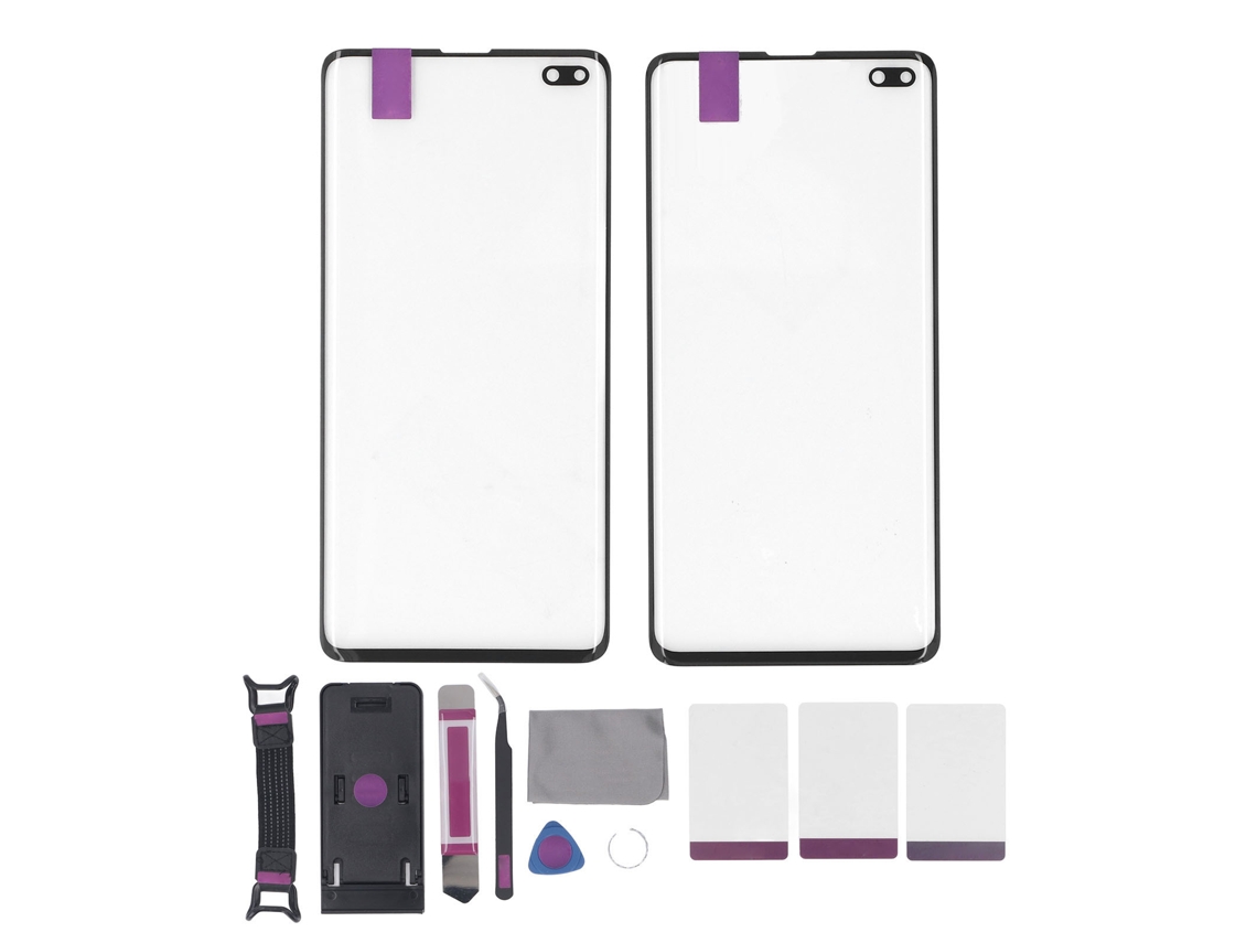 CUBIERTA TRASERA DE CRISTAL Y PROTECTOR DE PANTALLA, PARA GALAXY S22 ULTRA 5G, ROJO S/MARCA