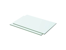 Vidaxl Prateleiras 2 Pcs 50x25 Cm Vidro Transparente