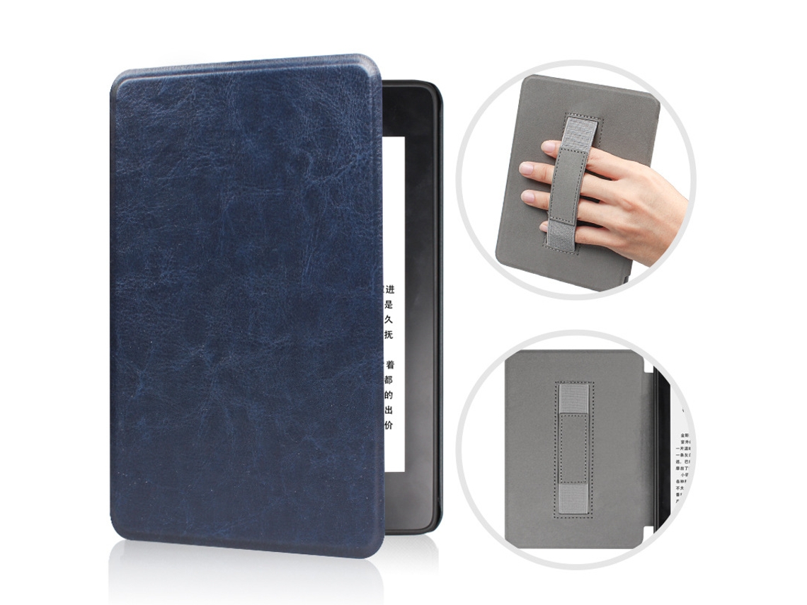Capa Para Kindle Paperwhite 5 11ª Geração (6.8") 2021 Azul Escuro Cuich