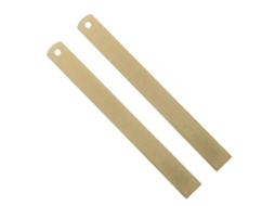 Prateleiras pequenas de latão com detalhes em ouro, conjunto de 2 peças, com escala dupla gravada, ideais para estudantes e...