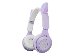 Fone de Ouvido Bluetooth Dobrável M6 com Orelhas de Gato Luminosas, Entrada de 3,5 Mm, Slot para Cartão Tf TAISHENGDA