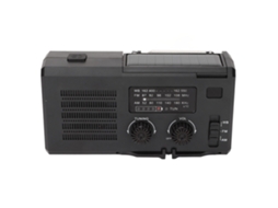 Rádio de Emergência Rádio de Emergência Multifuncional D6 com Bateria Interna EOOCOO (gerador de Manivela Carregamento Solar)
