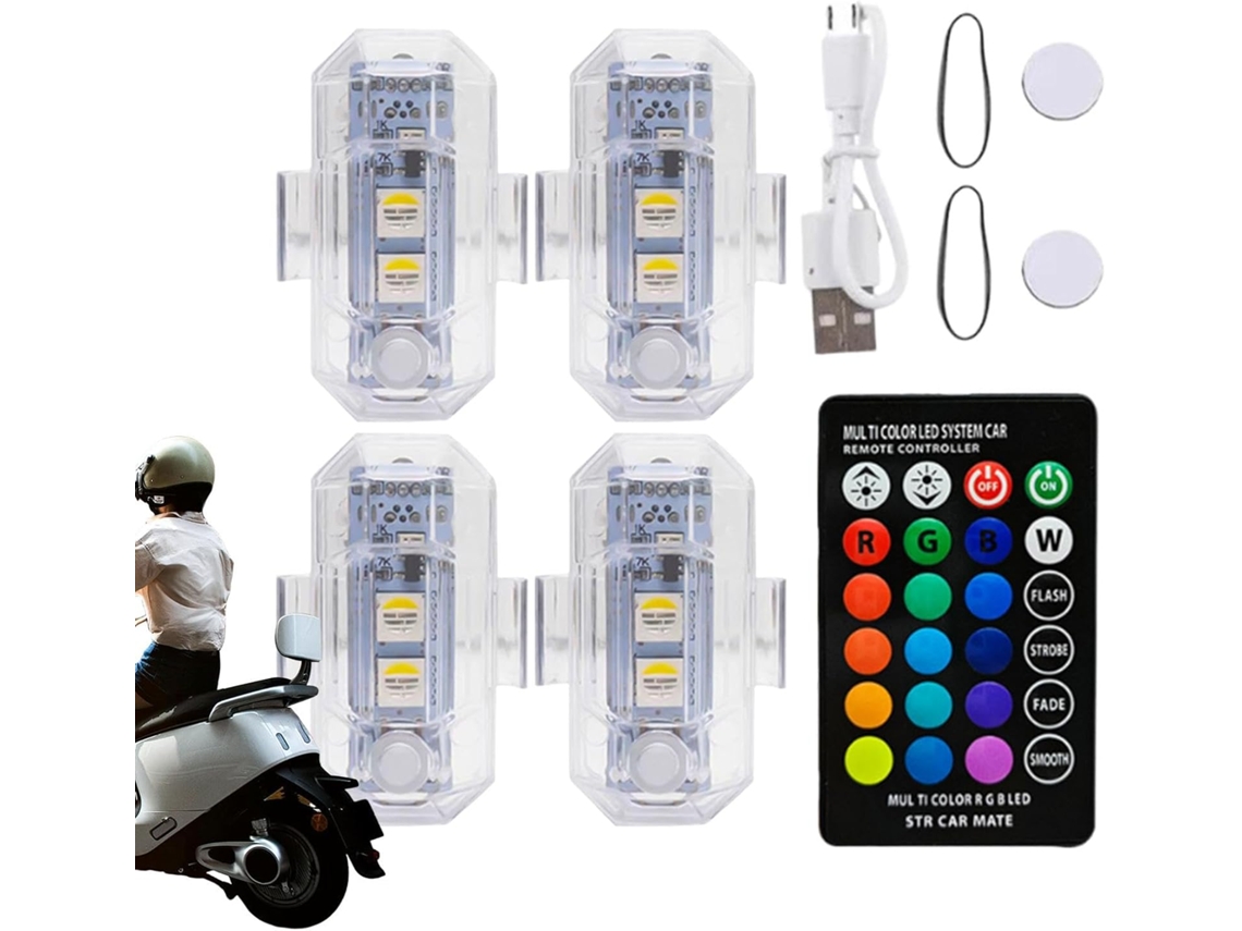 Luzes Led Intermitentes Sem Fio Com Controle Remoto